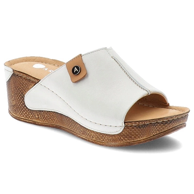 Klapki ARMODO - 5-0766-042 Avorio