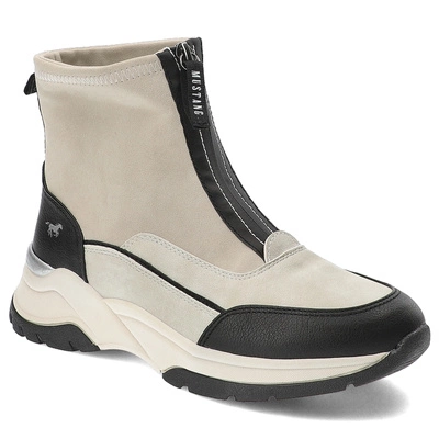 Stiefeletten MUSTANG - 1438-501-243 Ivory 51C0016