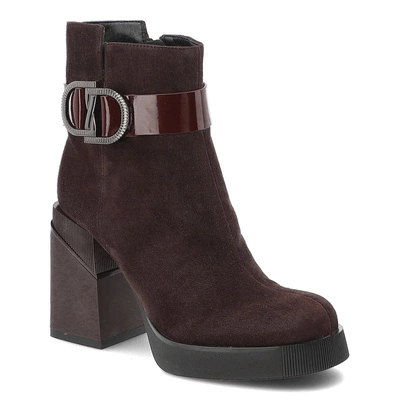 Botki FILIPPO - DBT7183/25 BG Bordowy