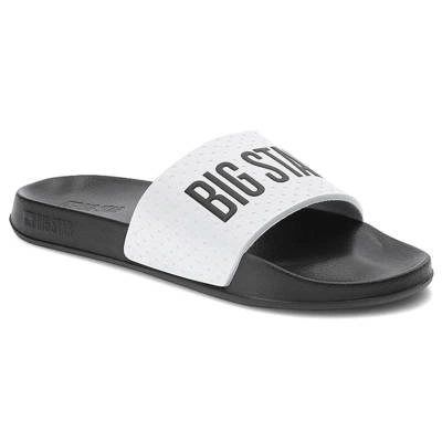 Pantofle BIG STAR - MM174320 Czarny/Biały