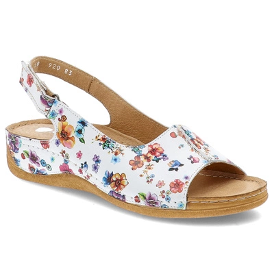 Sandały ARMODO - 5-0920-083 Kwiaty Fl.881