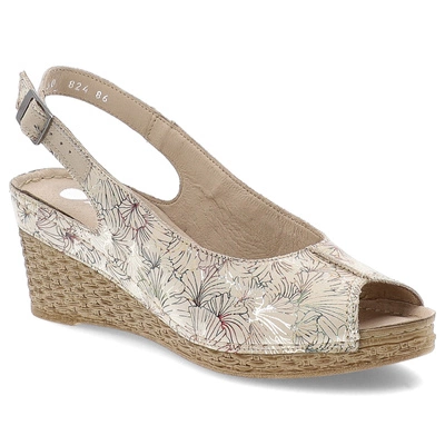 Sandały ARMODO - 5-0824-086 Kwiaty Fl.893