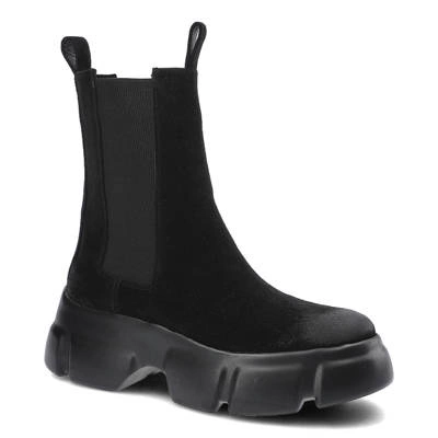 Stiefeletten CARINII - B7560_-H20-000-000-000 Schwarz