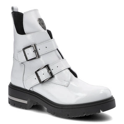 Botki LEMAR - 60310 Naplak Biały