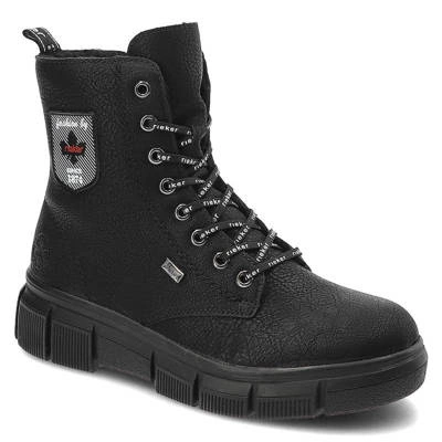 Botki RIEKER - X3410-00 Czarny