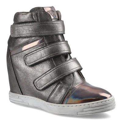 Sneakersy KARINO - 1694/127-P Srebrny/Szary