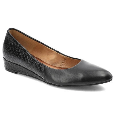 Czółenka MACIEJKA - 01995-15/00-1 Czarny/Gad