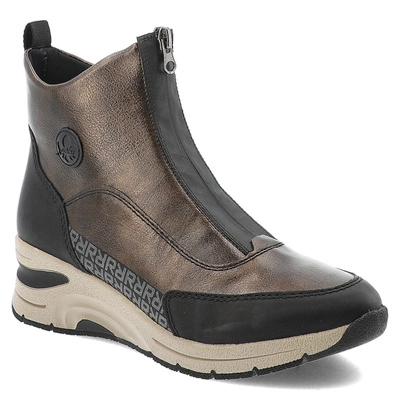 Stiefeletten RIEKER - N9381-60 Brown Combination