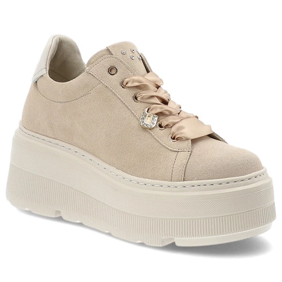 Sneakersy KARINO - 5711/022-P Nude/Welur