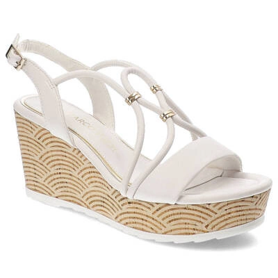 Sandały MARCO TOZZI - 2-28349-42 100 White