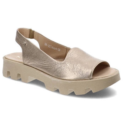 Sandały KARINO - 4664/074-P Złoty/Lico