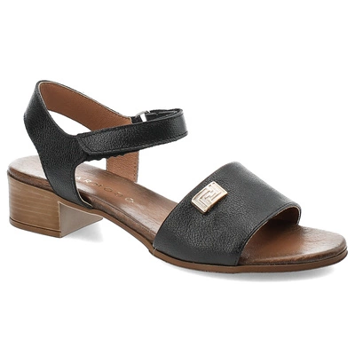 Sandały ARMODO - 40415 V.Czarne+Zł