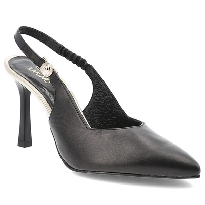 Sandały KARINO - 5445/076-P Czarny/Lico