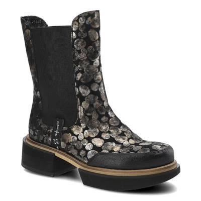 Botki MACIEJKA - 05269-25/00-3 Czarny/Złoty