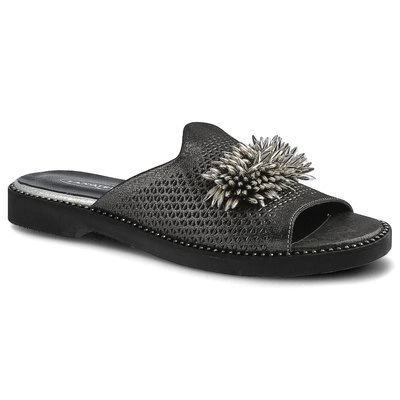 Klapki LANQIER - 44C0624 Czarny