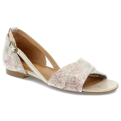 Sandały MACIEJKA - 04614-22/00-5 Beż Kwiatki