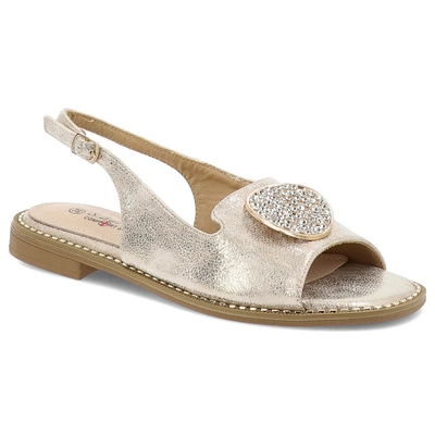 Sandały S.BARSKI - KV51-083 Lt.Gold