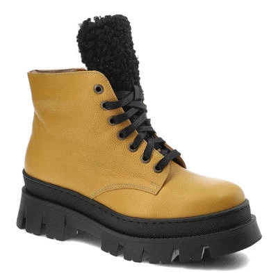 Botki BLU - 99/13 Żółty G+Bocle