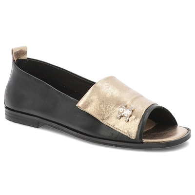 Sandały ARMODO - 1865 Czarny+Złoto