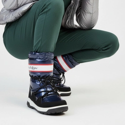 Śniegowce TOMMY HILFIGER - T3A6-32436-1485800-Snow Boot Blue 800