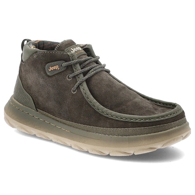 Botki JEEP - Kauaiwallabee Mid Suede JM52041A 020 Military
