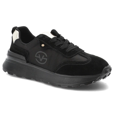 Sneakersy VINCEZA - 41491 BK Czarny/Skóra