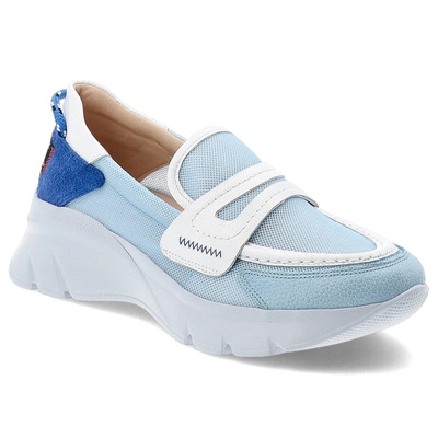 Półbuty HISPANITAS - HV254001 Cervo-V25 Celeste Mesh-V25 Celeste