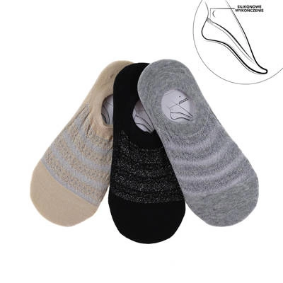 Baleriny MORAJ Casual Line 3 Pary - CDB200-252 Mix Kolor