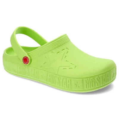 Klapki BIG STAR - II275006 Zielony