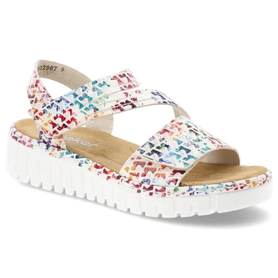 Sandały RIEKER - V1364-90 Multi