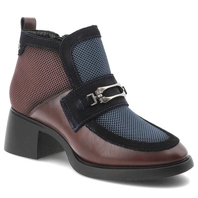Botki MACIEJKA - A6747-23/00-8 Bordo