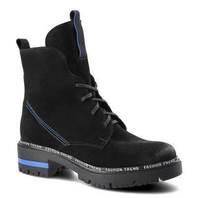 Stiefeletten LEMAR - 60271 W. Schwarz + Blau