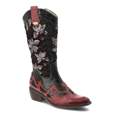 Kozaki LAURA VITA - Ercwinao 19 SL1505-A9A Rouge