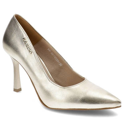 Czółenka KARINO - 4559/074-P Złoty/Lico