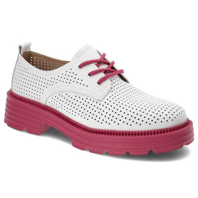 Halbschuhe ARTIKER - 52C2014 Weiß+Rosa