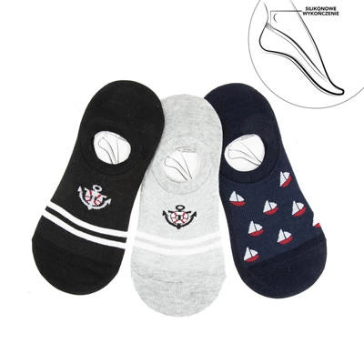 Stopki MORAJ Casual Line 3 Pary - CDM200-206 Mix Kolor