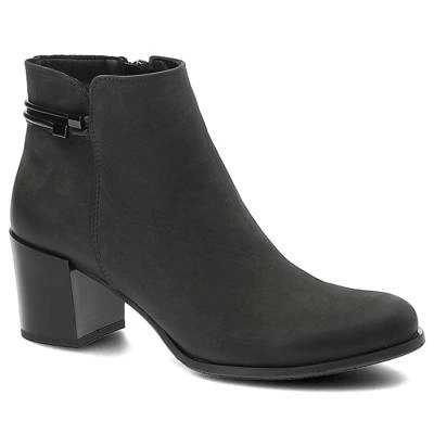 Botki GAMIS - 3511 Grafit Nubuk