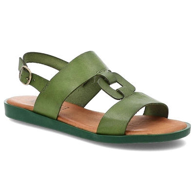 Sandały HEE - 24364 Vaquetilla Green
