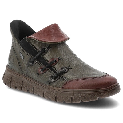 Botki RIEKER - N1353-52 Green