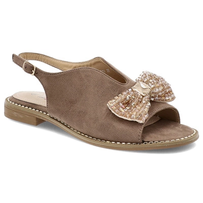 Sandały S.BARSKI - KV51-014 Taupe