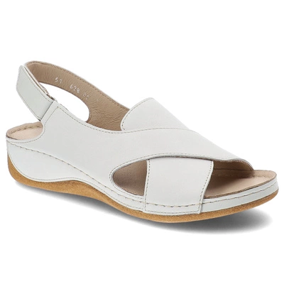 Sandały POLLONUS - 5-1628-002 Avorio Perfo