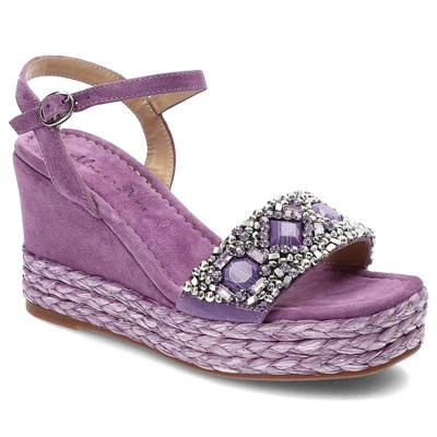 Sandály ALMA EN PENA - V23509 Suede Violet