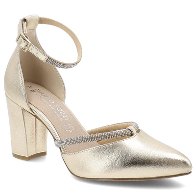 Sandały MARCO TOZZI - 2-82404-42 940 Gold