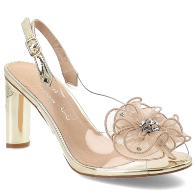 Sandały S.BARSKI - MR52-236 Gold