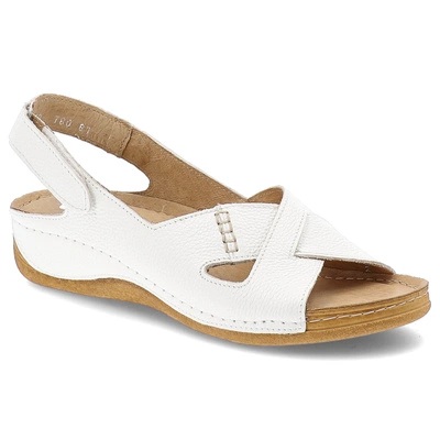 Sandały ARMODO - 5-0780-083 Biały Verona