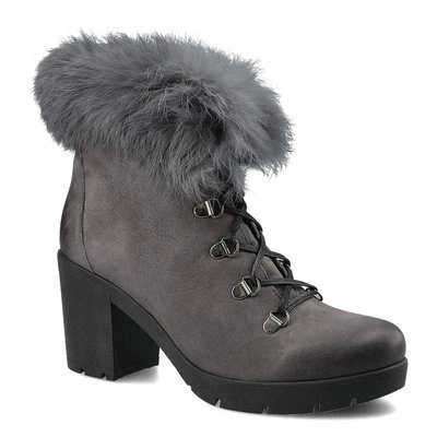 Botki LEMAR - 60178 S.Grafit/Królik