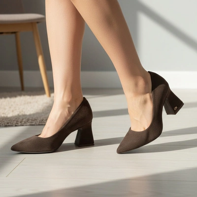 Czółenka CHEBELLO - 4742_-268-000-PSK-S417 Brąz