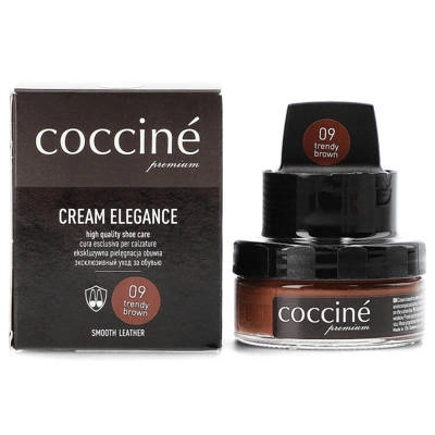 Schuhpflegecreme  COCCINE - Cream Elegance/Braun Modisch 09