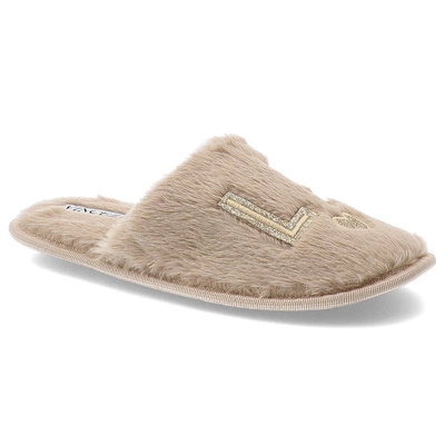 Kapcie VINCEZA - 19958 BE Beżowy