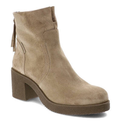 Botki NESSI - 23516 Beż W1